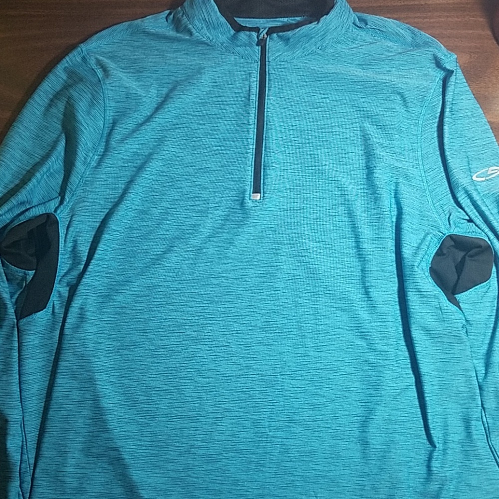 Champion XL Duo Dry 1/4 zip long sleeve pullover